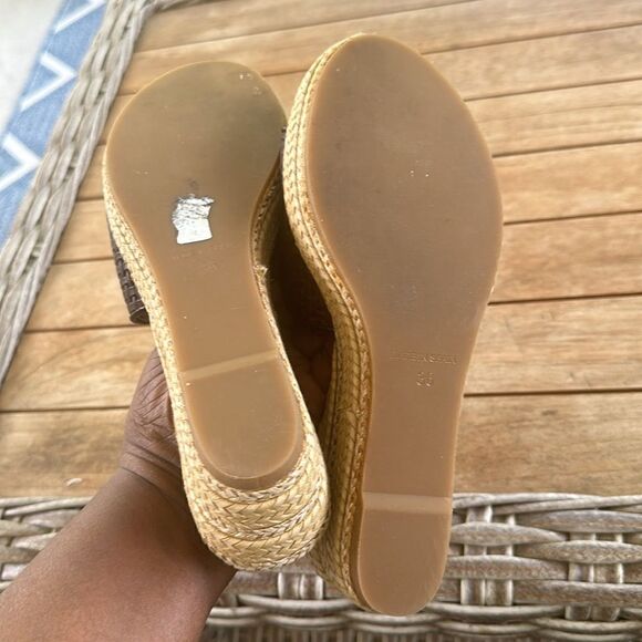 Kanna Wedge Leather Slide Samdals 36=5.5 - Picture 8 of 9